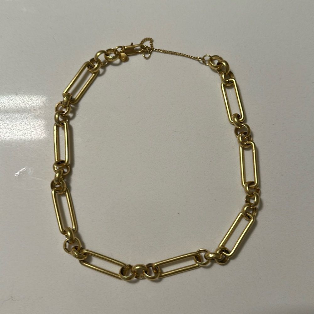 Madewell gold chain necklace. Never worn